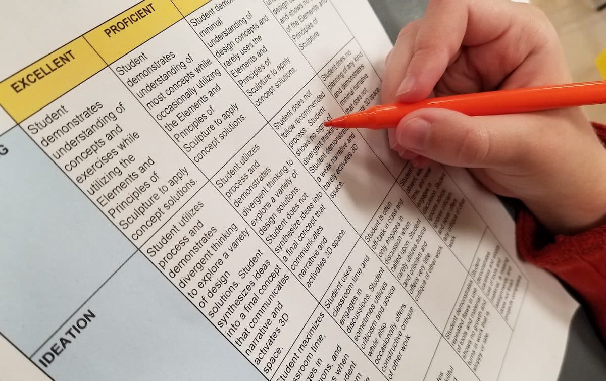 Rubric creation